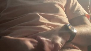 Pumping my fat cock smokin up