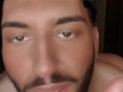 BIGGEST COCK ON PLANET JERKING OFF ON YOUR MOM HORNY MOUTH 16/16