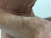 Removing the Hair from my ass sack and crack