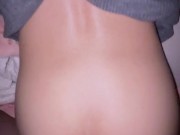 SLUTT STEPSISTER MOANING ON MY COCK