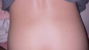 SLUTT STEPSISTER MOANING ON MY COCK