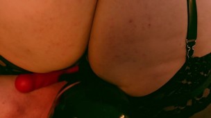 FaceSitting Queen, FemDom Pussy Worship, Humiliation, Shiny Clothes Fuck.