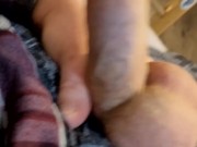 Precum Gently Milking Every Drop!