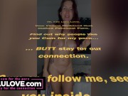 Big boobs babe giving dick ratings, pulling panties up in cameltoe wedgie, prepping for storm, cumshot on ass - Lelu Love 1/16