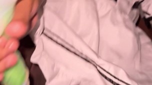 Maid pleasuring herself at master request
