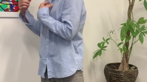 College student strip tease