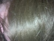 Teen giving sloppy blow job.