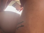 Cogiendo con la roomie, me pide grabarle video a su ex y termina con la verga en el cu 4/16