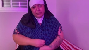 Bbw nun masturbating