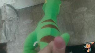 Green dinosaur t-rex