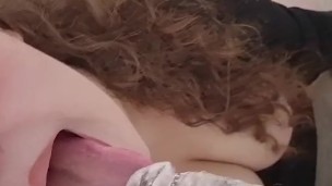 DICK ADDICT - giving my dildo a blowjob