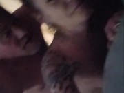 Fucking my wife from behind then she licks up all the cum and deep throats daddy's cock. 9/16