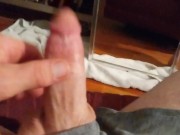Playing with my hard dick