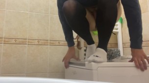 Boy Wearing High Socks , Ankle Socks Masturbate