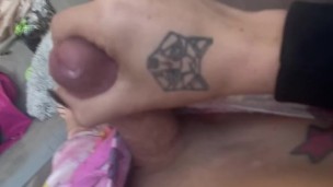 Huge cum load from hot teeen transgender mtf