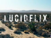 LUCIDFLIX Fit Asian baddie Honey Gold enjoys a hard fuck in the desert 1/16