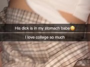 Snapchat compilation of hot broken freshmen students 5/16