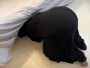 Big Ass Curvy Muslim Hot Stepmom Stuck under Bed Then She want Anal fuck from me! (2nd Episode) 8/16