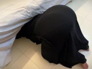 Big Ass Curvy Muslim Hot Stepmom Stuck under Bed Then She want Anal fuck from me! (2nd Episode) 9/16