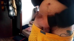 My cock's very sweaty