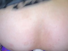 POV: A HOT TEENAGE WITCH RIDE HUGE (11inch) DILDO. SOLO FEMALE ORGASM