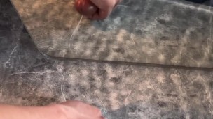 ⭐️HETERO DOTADO se corre una PAJA frente al espejo, FUL CREAMPIE 🍆💦 big dick