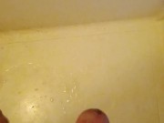 Orgasm in bathroom and released a load of cum 10/16