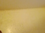 Orgasm in bathroom and released a load of cum 14/16