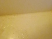 Orgasm in bathroom and released a load of cum 15/16