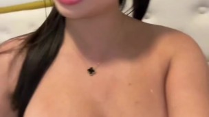 PHAT PUSSY SQUIRTING CAUGHT ON CAM! - Shy Asian Hottie Finally Show Some Skin