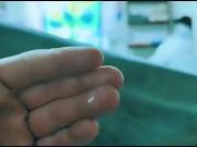 HD CLOSEUP POV - Cum Covered Fingers Dripping Wet