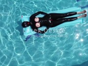 Latex vacation in the pool Teaser