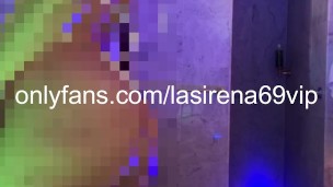 Hot Striptease Shower With LaSirena69