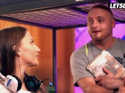 Gamer Girl Has Her Sweet Pussy Railed by Roommate - LETSDOEIT 3/16