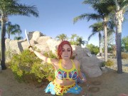 Daisy Fuentes As The Famous URBOSA Needs To A Hot Warm Up Before A Fight, You Should Help Her 3/16