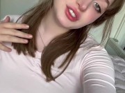 Try not to cum CHALLENGE. daddy If You cum inside my pink pussy u lose! Don't make me pregnant 😭 1/16