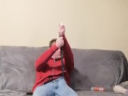 LongJohn0Hara fucking a utopia flesh light while watching porn 1/16