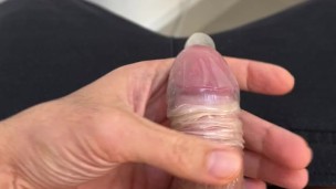 HandJob with condom