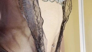 See Through Lingerie Try On.