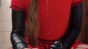 TS nasty sissy faggot slut messy deepthroat