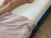 this morning I wanted his cum on my small tits 1/16