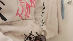 Huge cock close up with nice drip