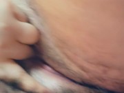 Playing with myself using a glass coke bottle