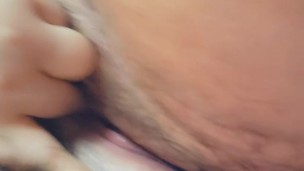 Playing with myself using a glass coke bottle