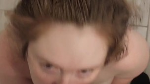 Hunny Rae got face fucked and swallows cum