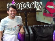 DAINTY WILDER SQUIRTS ON RYAN'S ASSISTANT DURING PODCAST 1/16