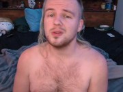 Dirty Talk as I jerk my large cock