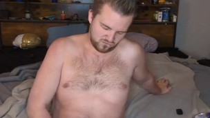 Lubed up sloppy jerk off