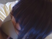 反則級！！？超美乳な童顔女子が乱れる💕 ニットを着たよみちゃんの丁寧なフェラは圧巻👅 欲望のままに腰を振ってしまう‼️‼️ 7/16