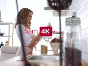 Teen redhead in white knee-high socks gets fucked on all fours 3/16